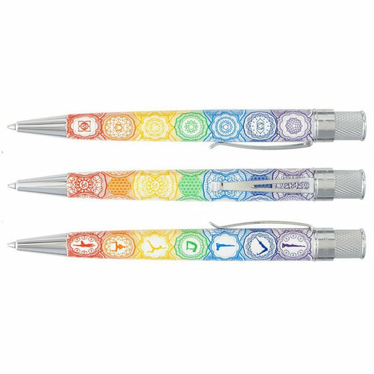 Retro 51 Yoga Chakra Rollerball Pen