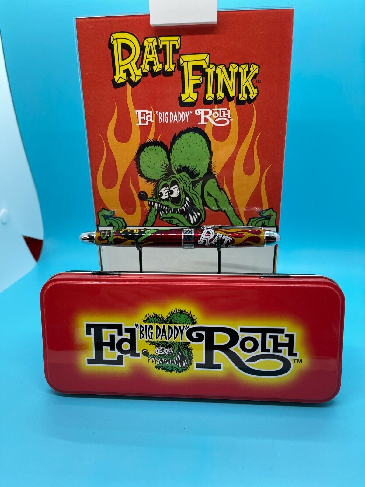 ACME Rat Fink Big Daddy Rollerball Pen with Display, Low Number #5/1963