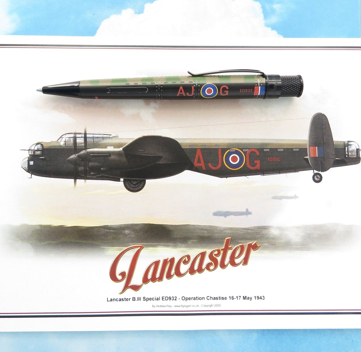 Retro 51 Lancaster Rollerball Pen, Low Number #023