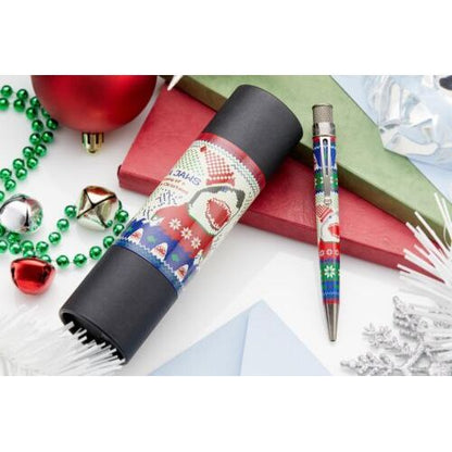 Retro 51 Pen Lim Ed 2022 Santa Jaws 2 Christmas Sweater NEW-Sealed - LOW #022