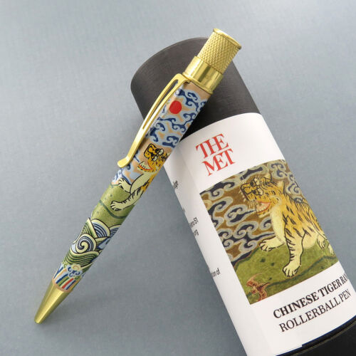 Retro 51 The Met Rollerball in Chinese Tiger Rank Badge -NEW  SEALED #'D