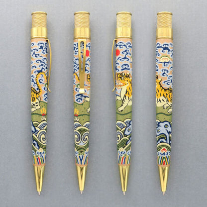 Retro 51 The Met Rollerball in Chinese Tiger Rank Badge -NEW  SEALED #'D