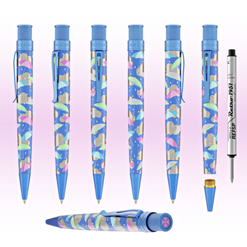 Retro 51 April Showers Rollerball Pen- NEW-SEALED- LOW # 9 OF 500