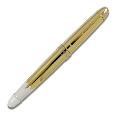 ACME Studio "Gold Dipped- White" Rollerball Pen Color Test By ROBERT STADLER NEW
