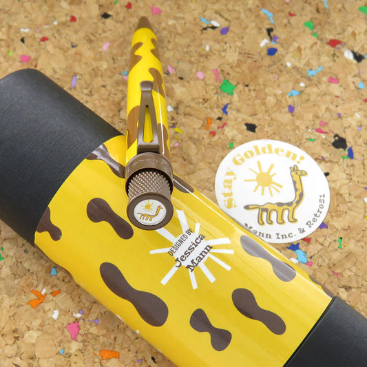 Retro 51 Rollerball "Goldy" The Giraffe New Sealed #'d