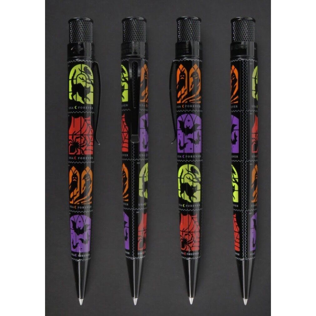 Retro 51 Spooky Silhouettes USPS Rollerball Pen - New Sealed #'d