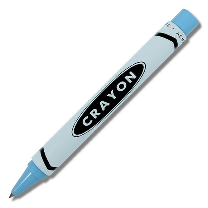 ACME Light Blue Crayon by Adrian Olabuenaga Retractable Rollerball Pen