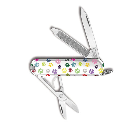 Victorinox Paw Print Classic SD Exclusive Swiss Army Knife