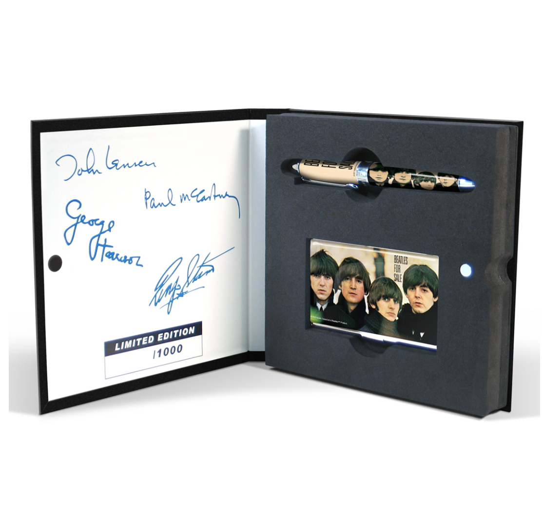 ACME Beatles For Sale Rollerball Pen & Card Case Set, Low Number #40/1000