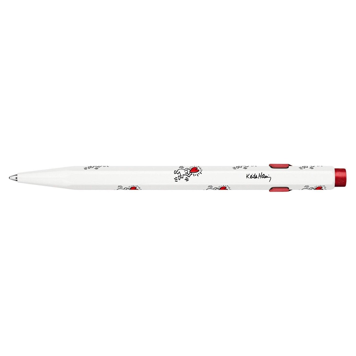 Caran d'Ache KEITH HARING 849 Ballpoint Pen White -Christmas 2023- Special Edition
