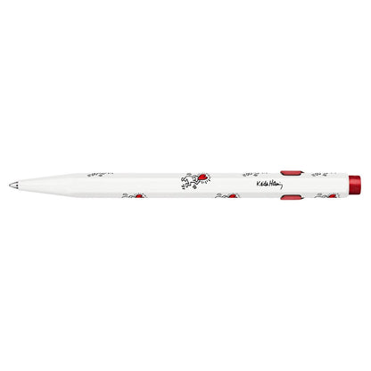 Caran d'Ache KEITH HARING 849 Ballpoint Pen White -Christmas 2023- Special Edition