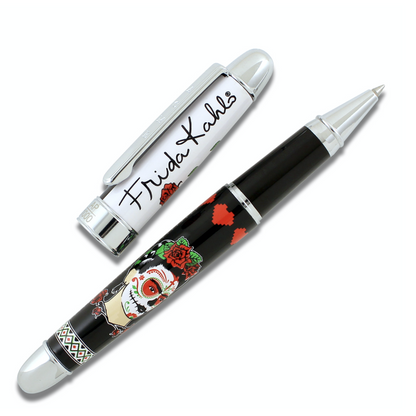 ACME Vida y Muerte from the Frida Kahlo Collection Rollerball Pen in Wooden Box