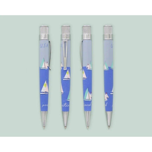Retro 51 Sailboats USPS Rollerball Pen  NEW Sealed #'d