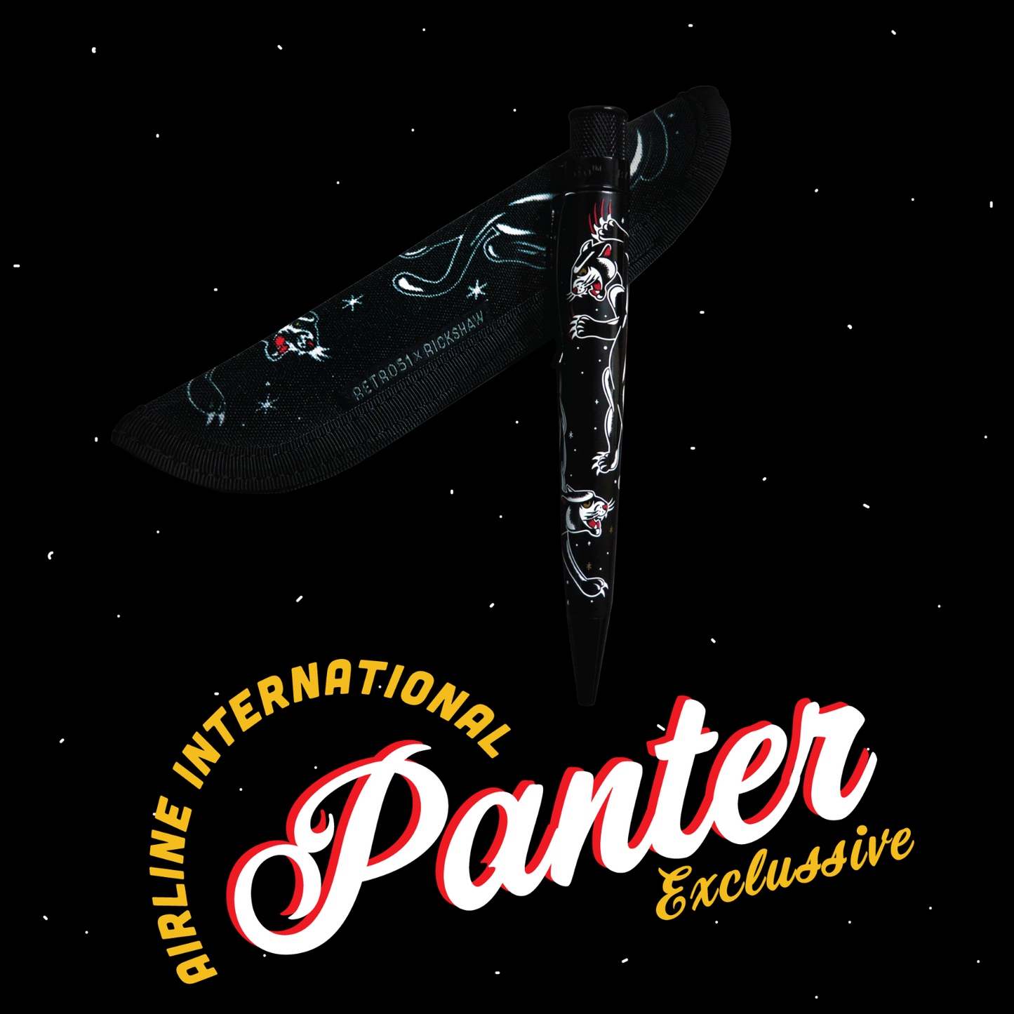 Retro 51 Big Shot Panther LE Rollerball - New - Sealed - #'s