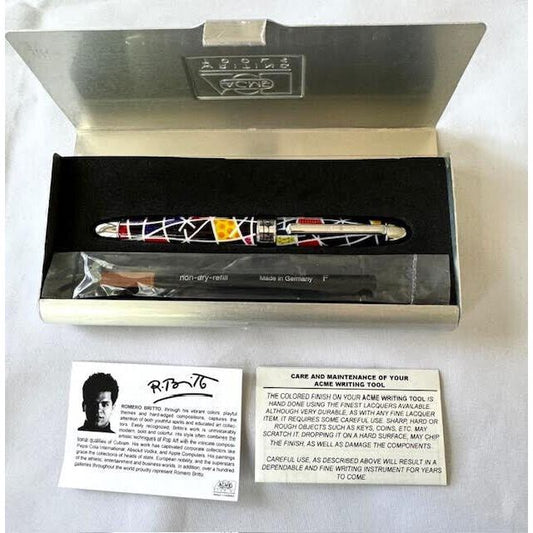 ACME Studio  JAN'S LANDSCAPE" ROLLER BALL PEN Designed by R. BRITTO