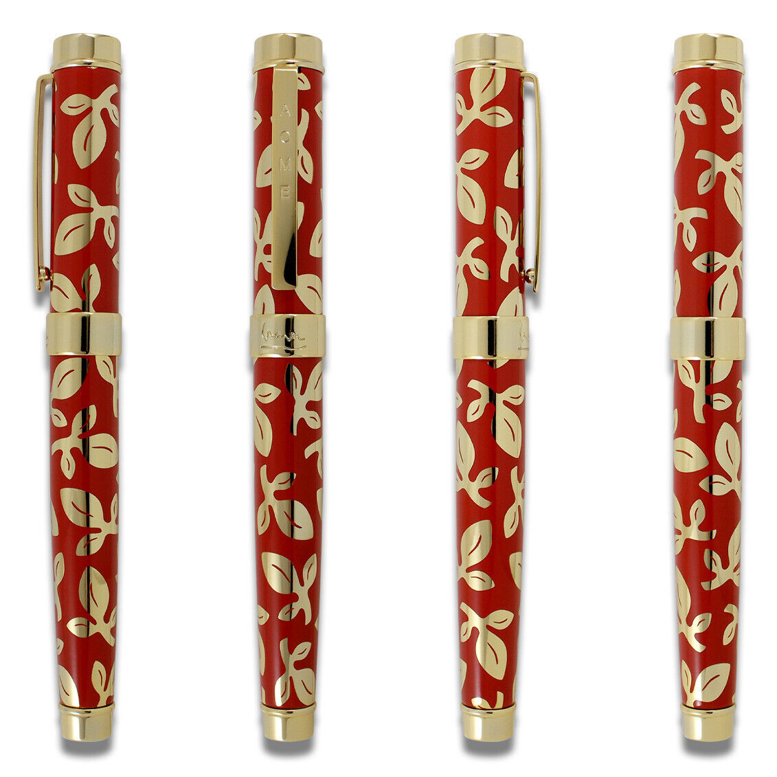 ACME Studio Hybrid "Leaf-Red" Roller Ball by M. GRAVES - NEW