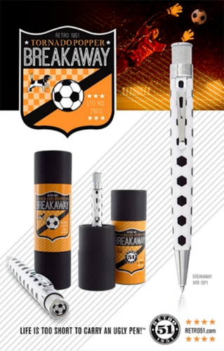Retro 51 Breakaway Soccer Rollerball Pen
