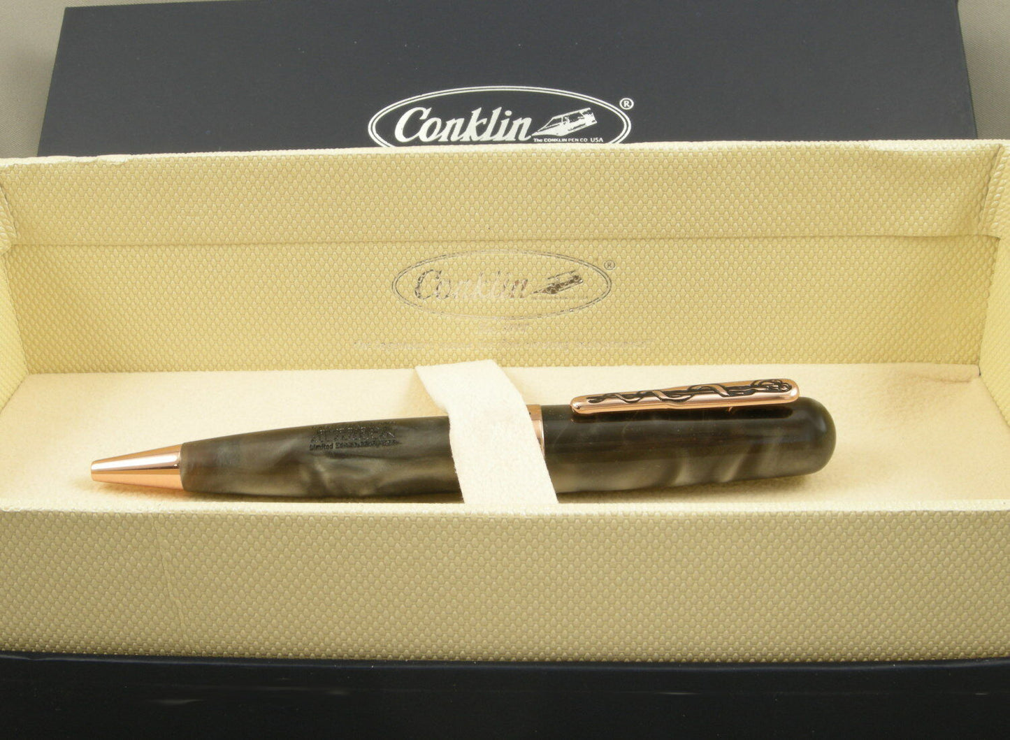 Conklin All-American Courage Limited Edition Graphite & Rose Gold Ballpoint Pen