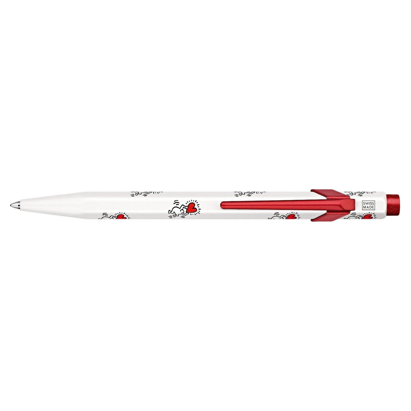 Caran d'Ache KEITH HARING 849 Ballpoint Pen White -Christmas 2023- Special Edition