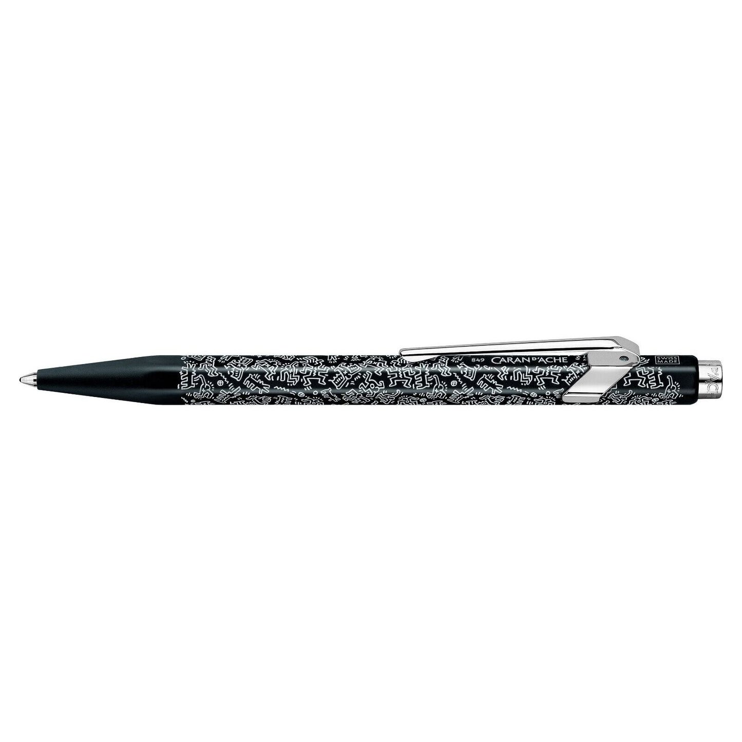 Caran d'Ache 849 Keith Haring Ballpoint Pen in Black - Christmas 2023 - NEW