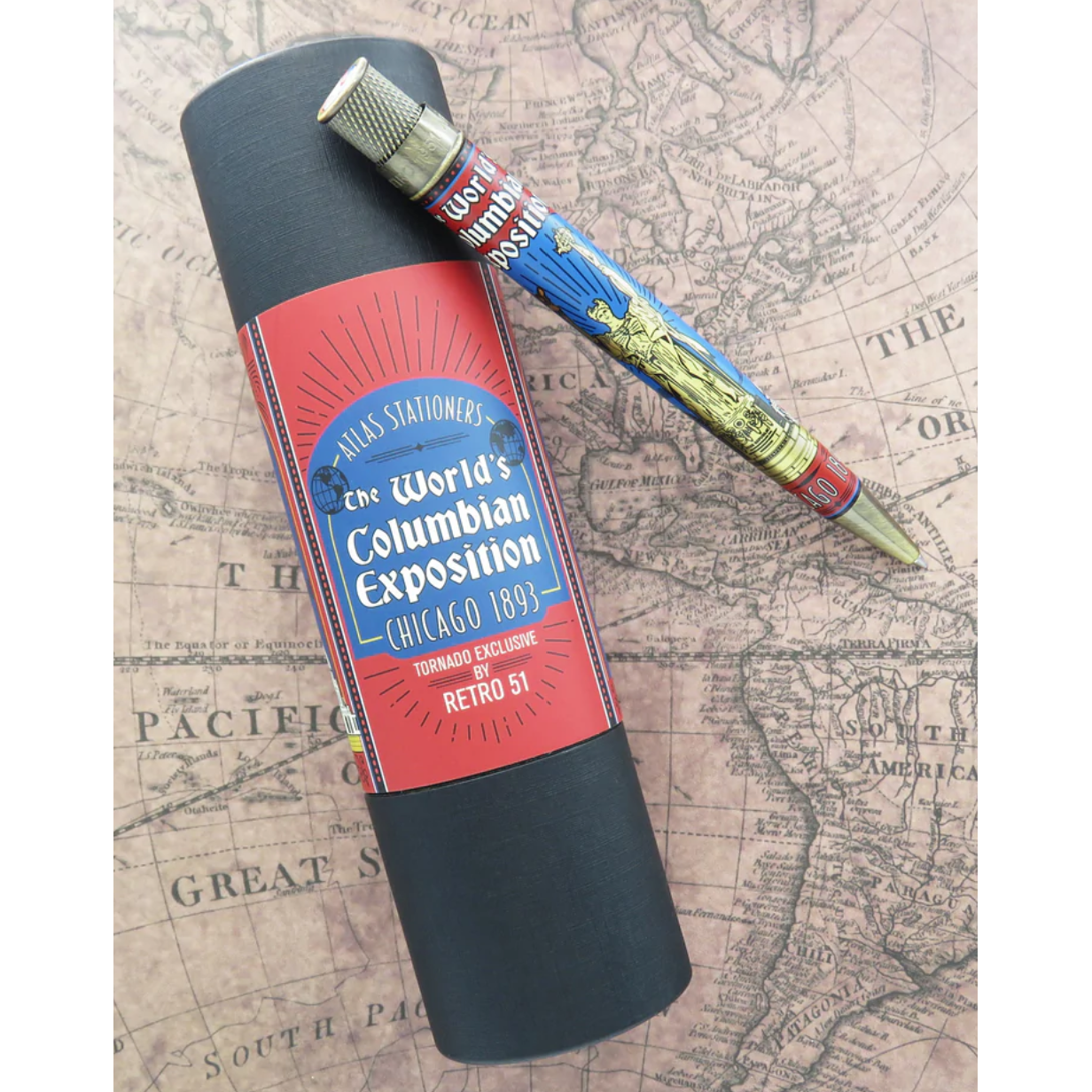 Retro 51 Ltd. Ed. Rollerball Pen - Columbian Exposition of 1893 - New, Sealed