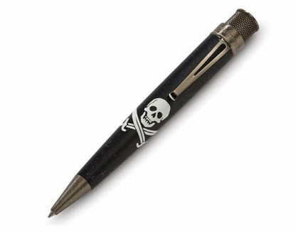 Retro 51 Calico Jack Pirate Skull Glow-in-the-Dark Rollerball Pen