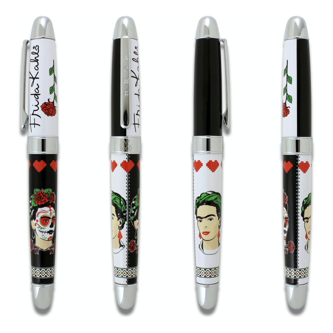 ACME Vida y Muerte from the Frida Kahlo Collection Rollerball Pen in Wooden Box