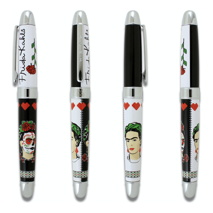 ACME Vida y Muerte from the Frida Kahlo Collection Rollerball Pen in Wooden Box