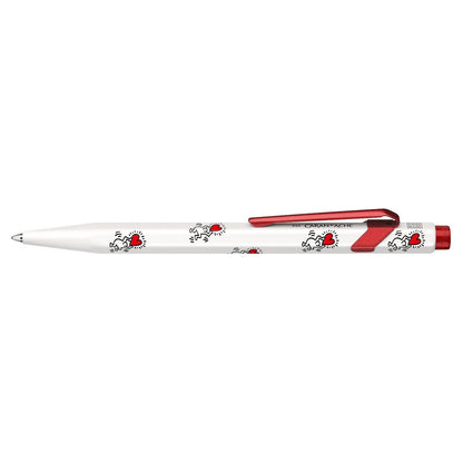 Caran d'Ache KEITH HARING 849 Ballpoint Pen White -Christmas 2023- Special Edition