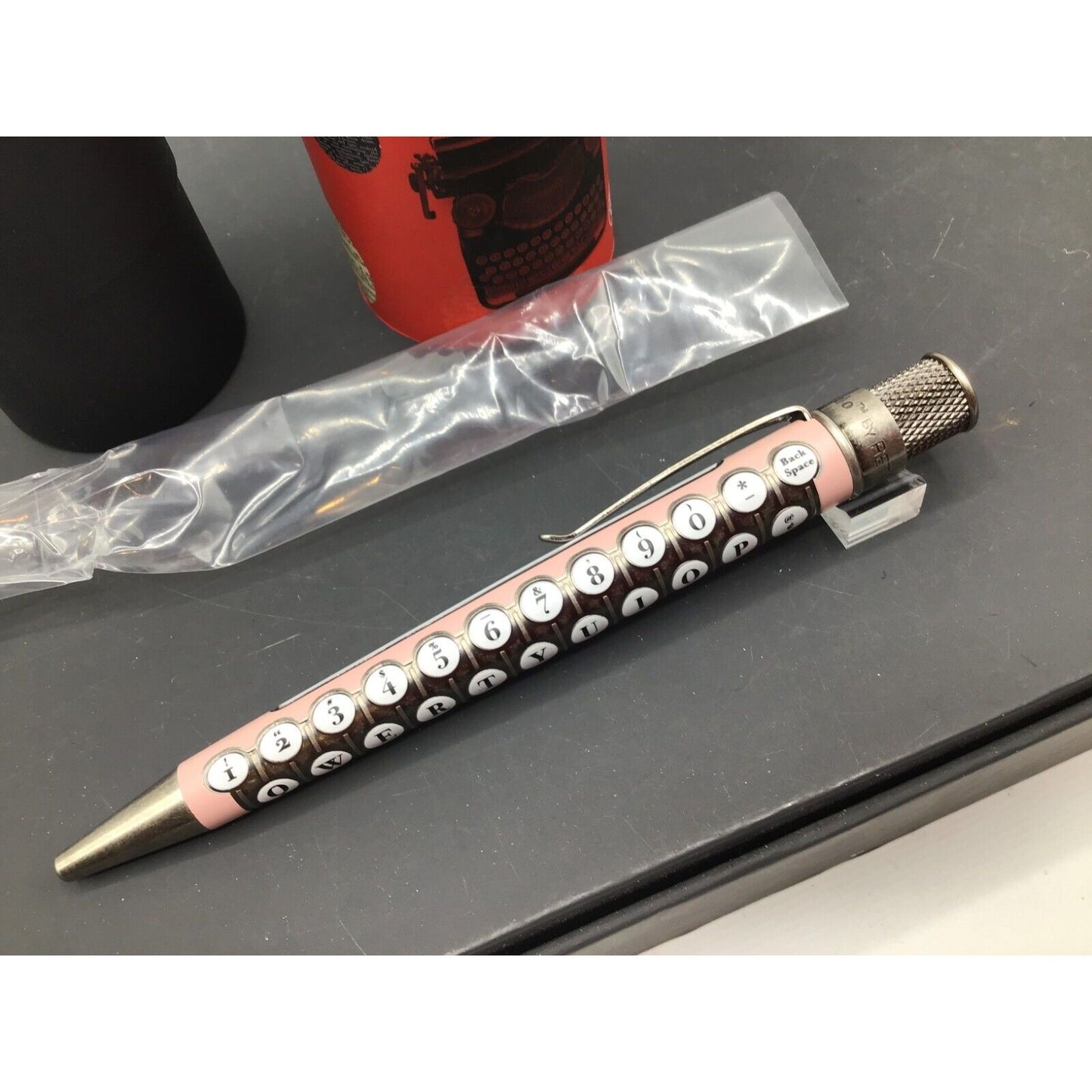 Retro 51 Pink Typewriter Rollerball Pen