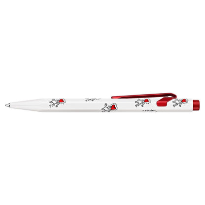 Caran d'Ache KEITH HARING 849 Ballpoint Pen White -Christmas 2023- Special Edition