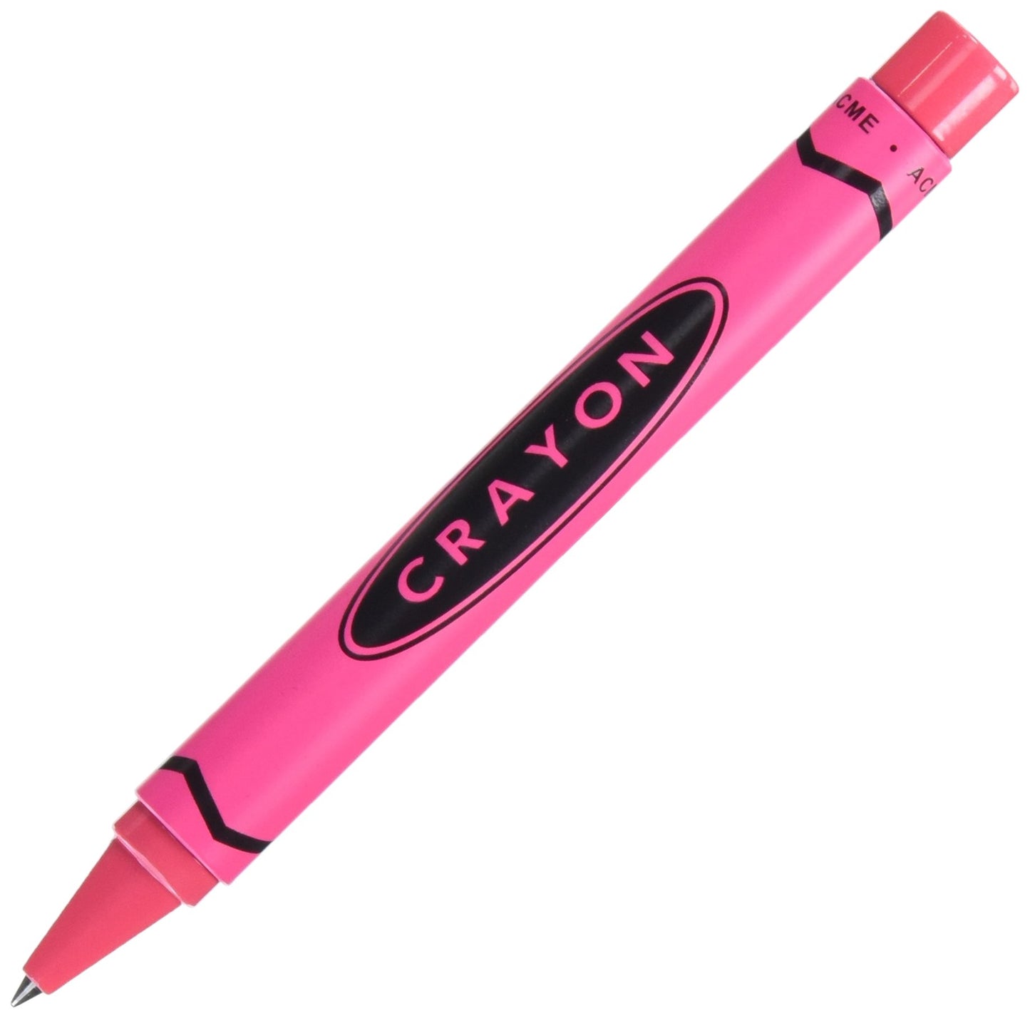 ACME Pink Crayon by Adrian Olabuenaga Retractable Rollerball Pen