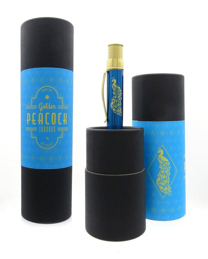 Retro 51 GOLDEN PEACOCK Rollerball Pen New Exclusive Release from UK
