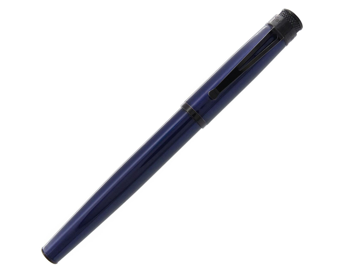 Retro 51 ™ Stealth - Blue Black Fountain Pen, Medium nib