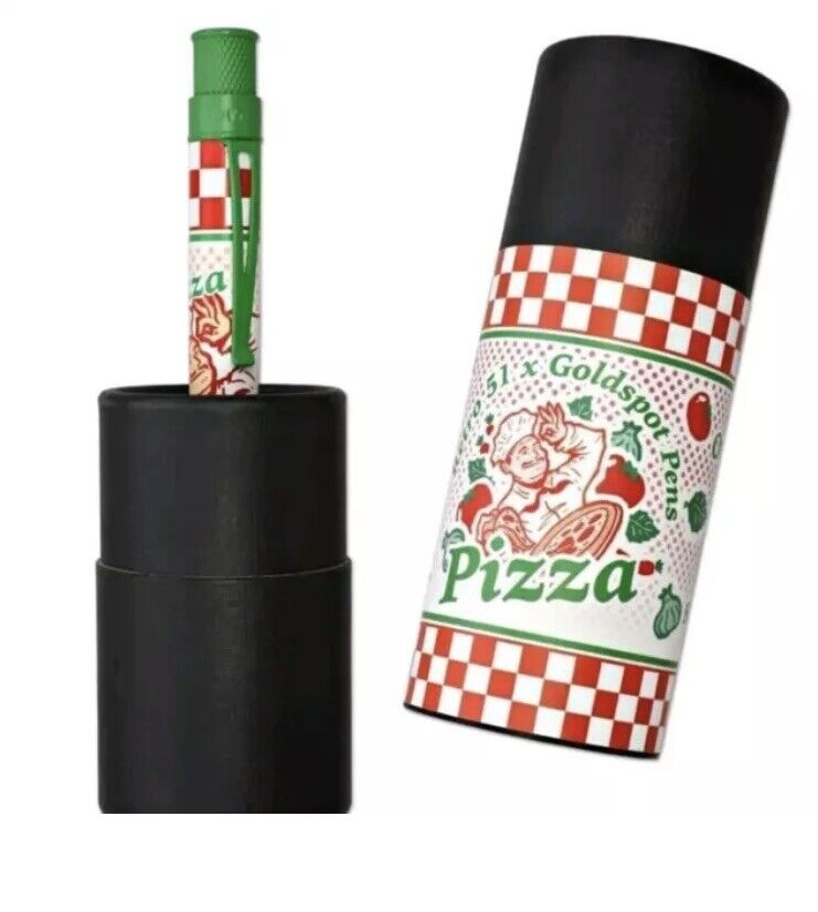 Retro 51  PIZZA Rollerball  Pen Hard to Find New Open Tube