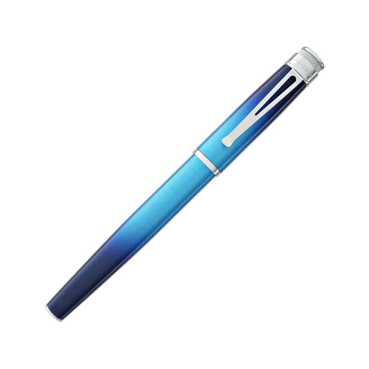 Retro 51 Blue Lagoon Fountain Pen Medium Nib New Open Tube