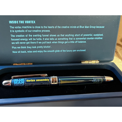 ACME Studios' "Vortex" Rollerball Pen designed by the Blue Man Group