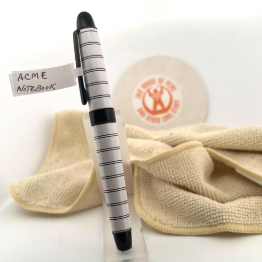 ACME Studios' “Notebook" Rollerball Pen by Designer G. SOWDEN