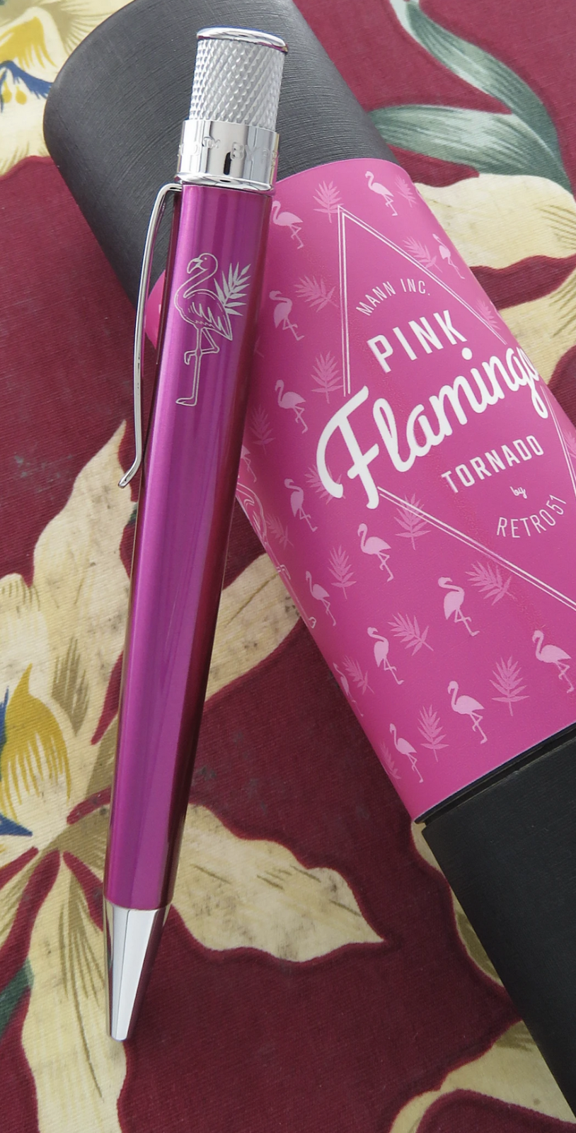 Retro 51  PINK FLAMINGO - Rollerball / Pen New Opem Tube