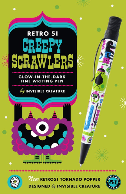 Retro 51  Creepy Scrawlers Pen New Sealed #'d (XRR-19P3)