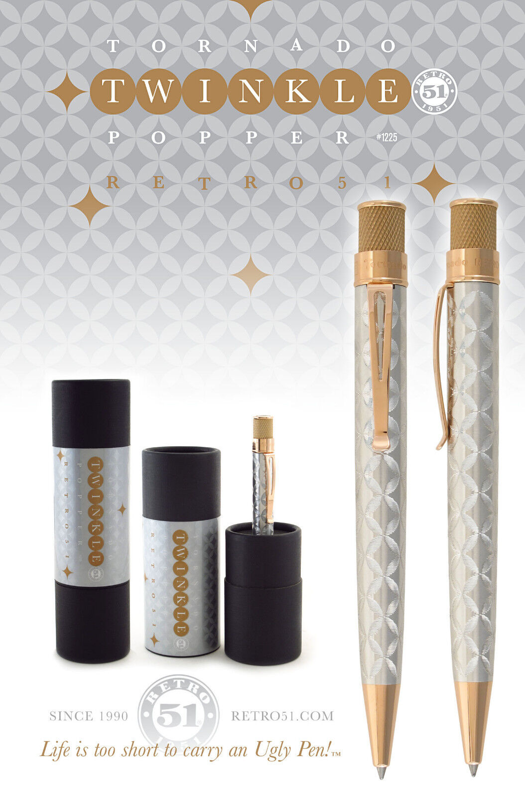 Retro 51 Twinkle LE RB Pen - 2015 Holiday Pen - New Open Tube Low #18