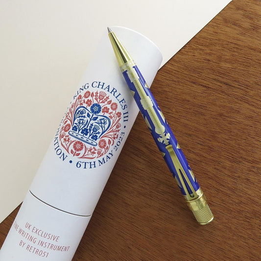 Retro 51 Pen Coronation UK Exclusive King Charles III NEW/SEALED