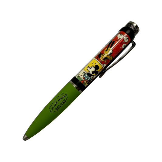 Retro 51 Pen  Mickey Deluxe Green Surprise BP  MMFD-01 Disney New  Open Org Tube