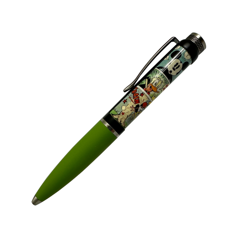 Retro 51 Pen  Mickey Deluxe Green Surprise BP  MMFD-01 Disney New  Open Org Tube