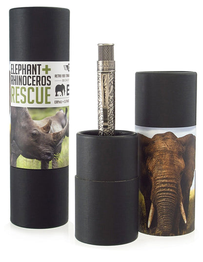 Retro 51 Elephant & Rhino Rescue Series,  LE NEW Sealed VBP-1734