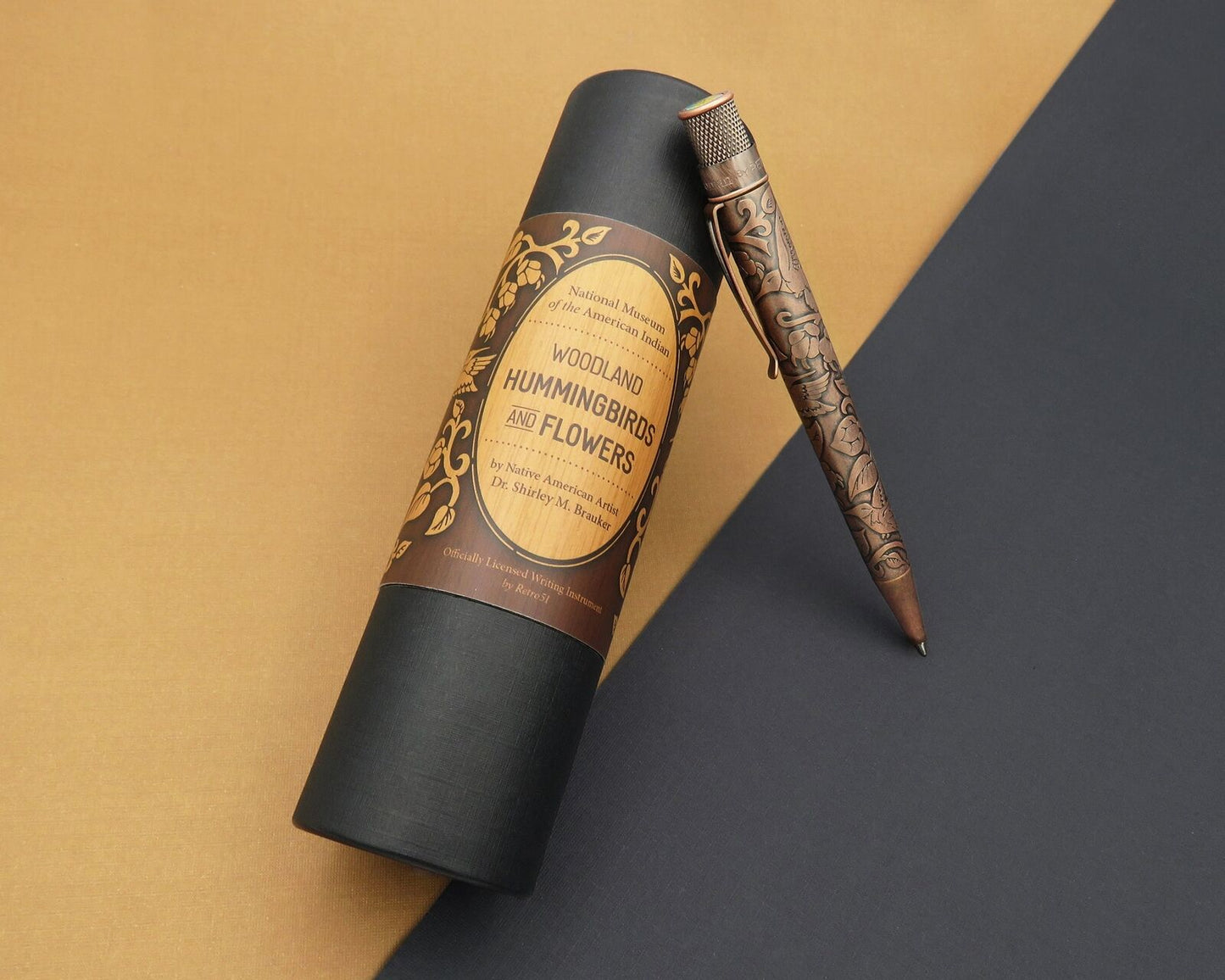 Retro 51 Hummingbird & Flowers Rollerball Pen, Smithsonian LE, #ed  (SRR-2202)