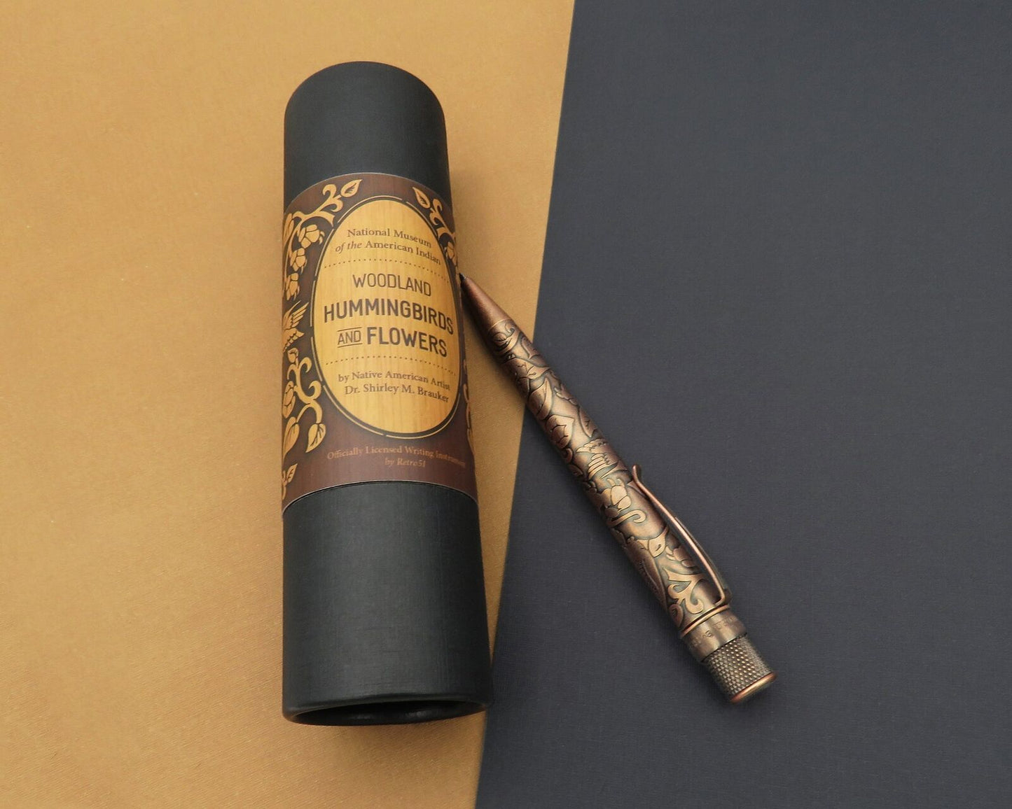 Retro 51 Hummingbird & Flowers Rollerball Pen, Smithsonian LE, #ed  (SRR-2202)