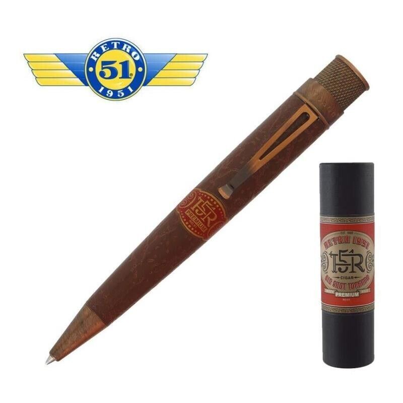 Retro 51 Pen Big Shot Cigar Rollereball - New Open Tube