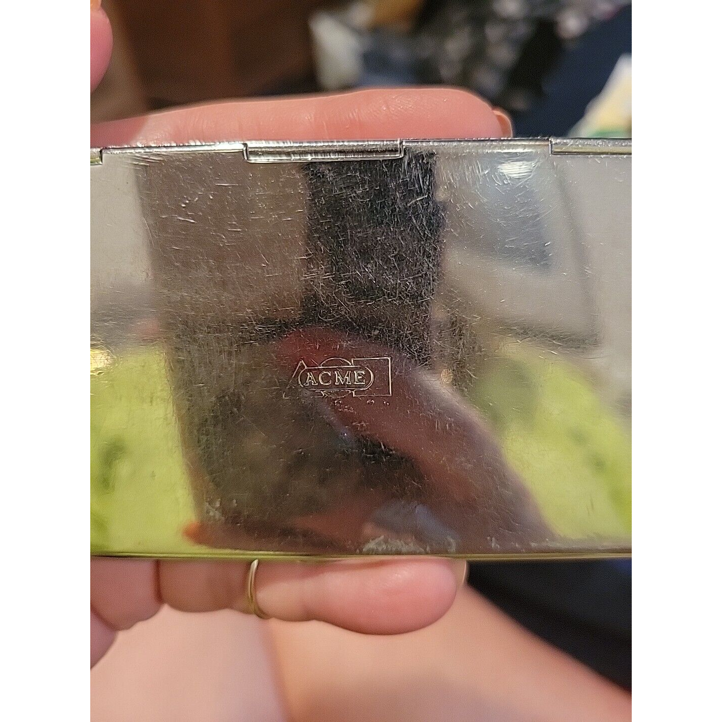 ACME Studios' “Heckscher" Business Card Case, in honor of LOUIS COMFORT TIFFANY