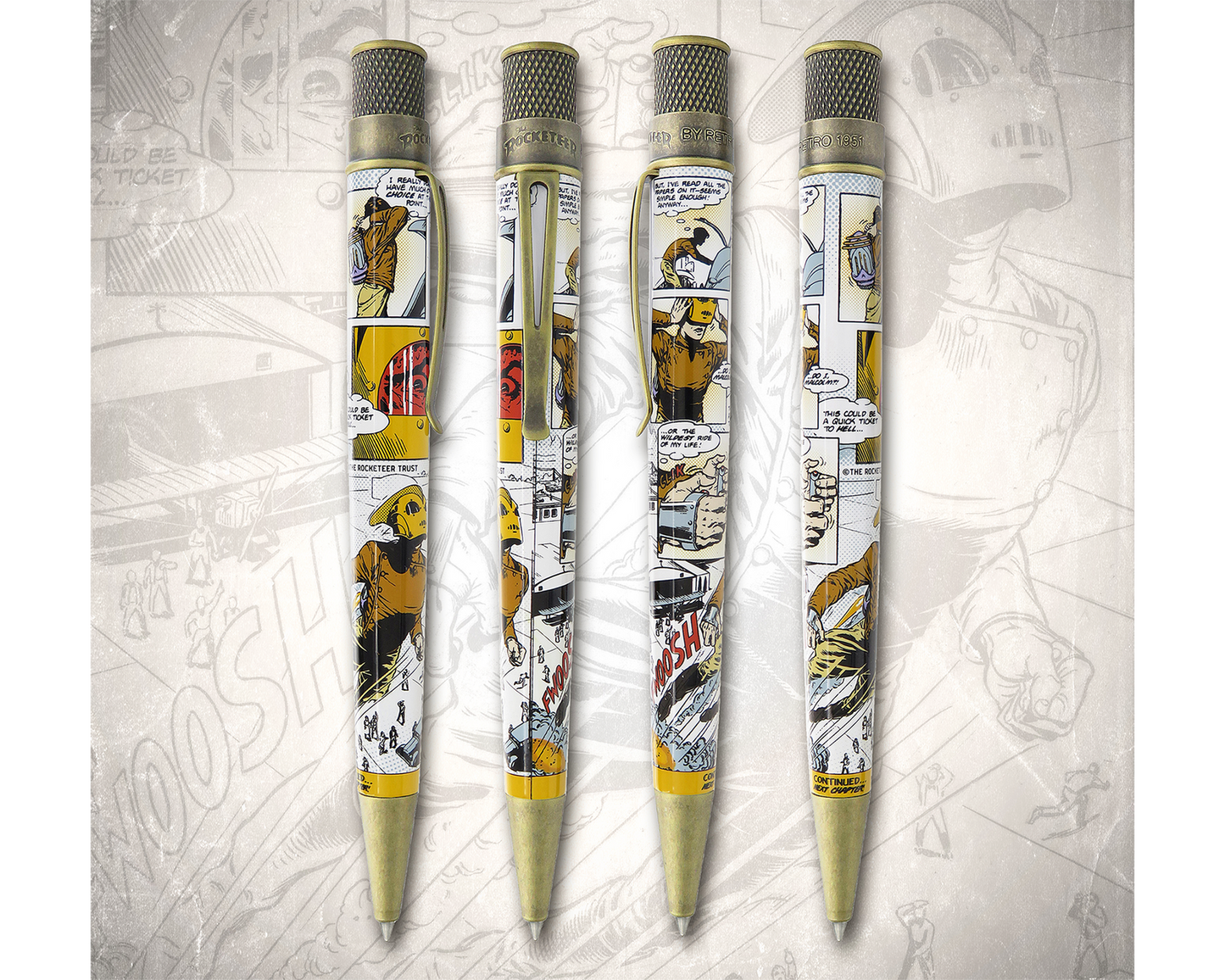 Retro 51 'Rocketeer First Flight' Rollerball Pen SERIAL #1